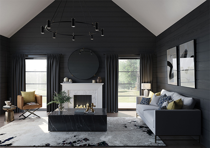 Stockholm, Black - Made to Measure Curtains - Image 13